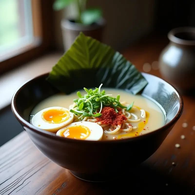 Ramen de Fideos de Konjac y Miso Blanco: Receta Japonesa Keto y Reconfortante