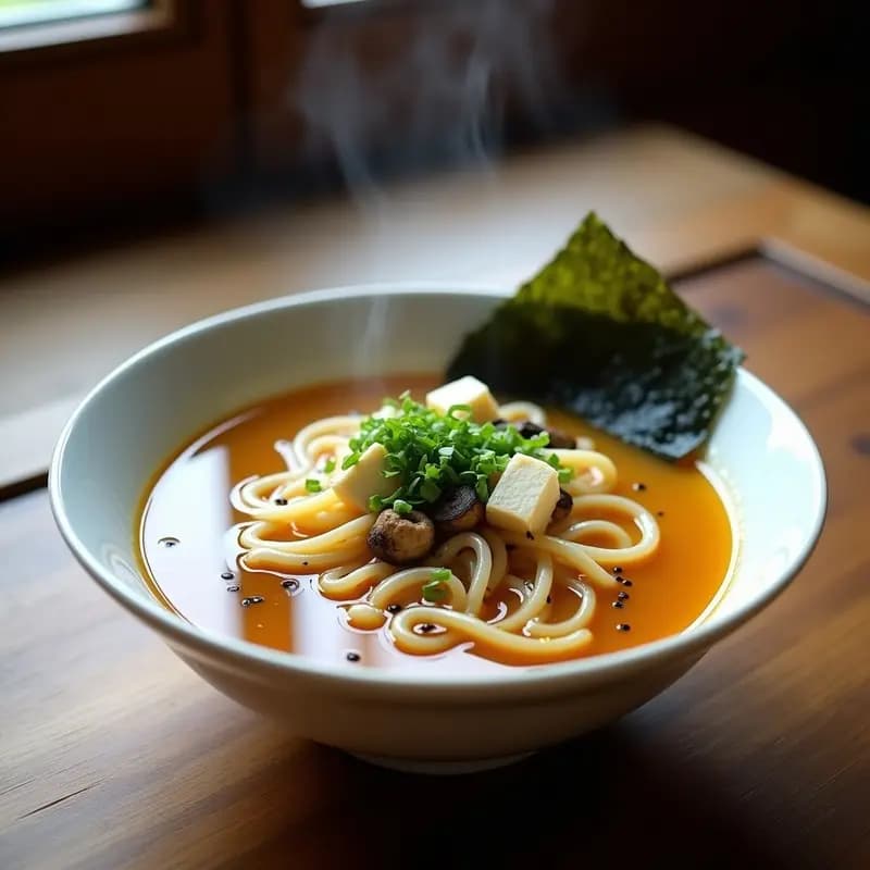 Ramen de Fideos de Konjac y Misoshiru: Sopa Japonesa Sin Carbohidratos en Olla Rápida
