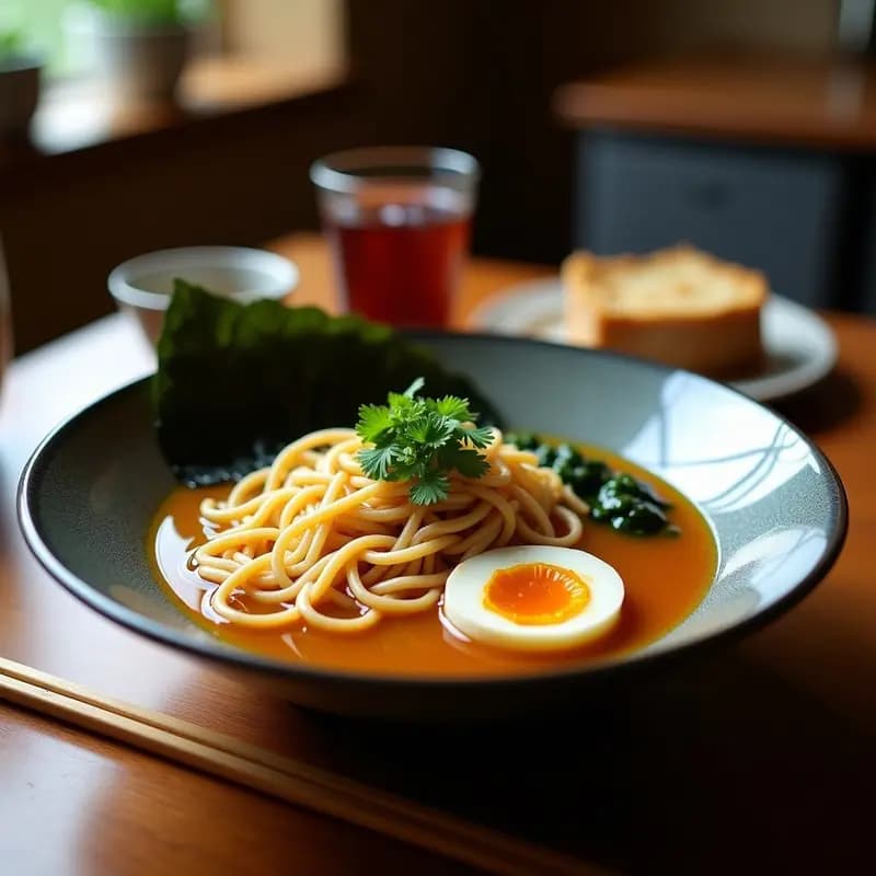 Ramen de Miso con Caldo de Huesos y Hongo Shitake: Receta Japonesa Keto y Alta en Proteínas