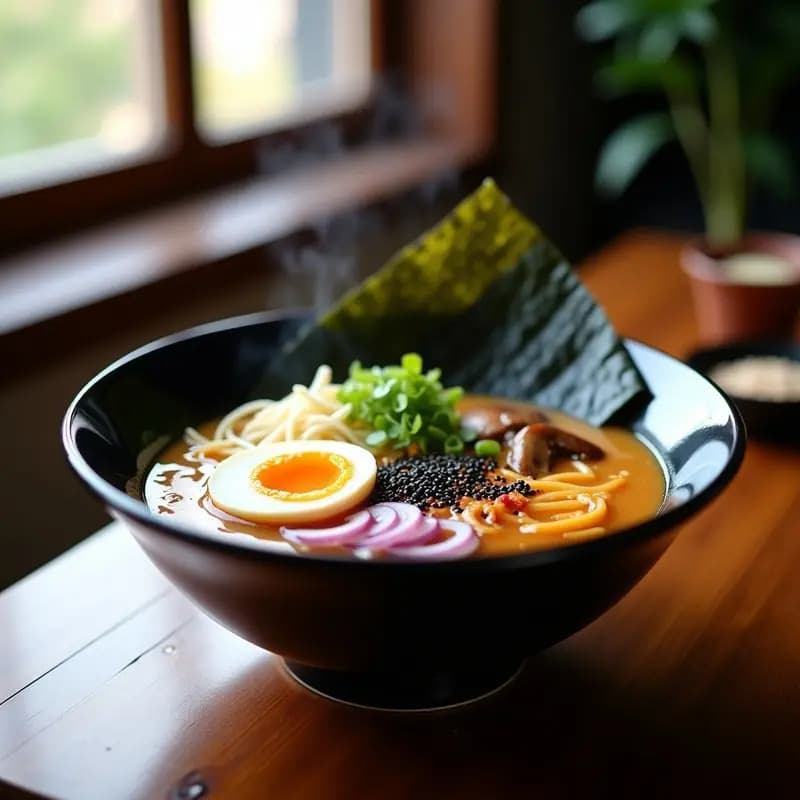 Ramen de Miso con Caldo de Huesos y Huevo Marinado: Receta Japanesa Alta en Colágeno