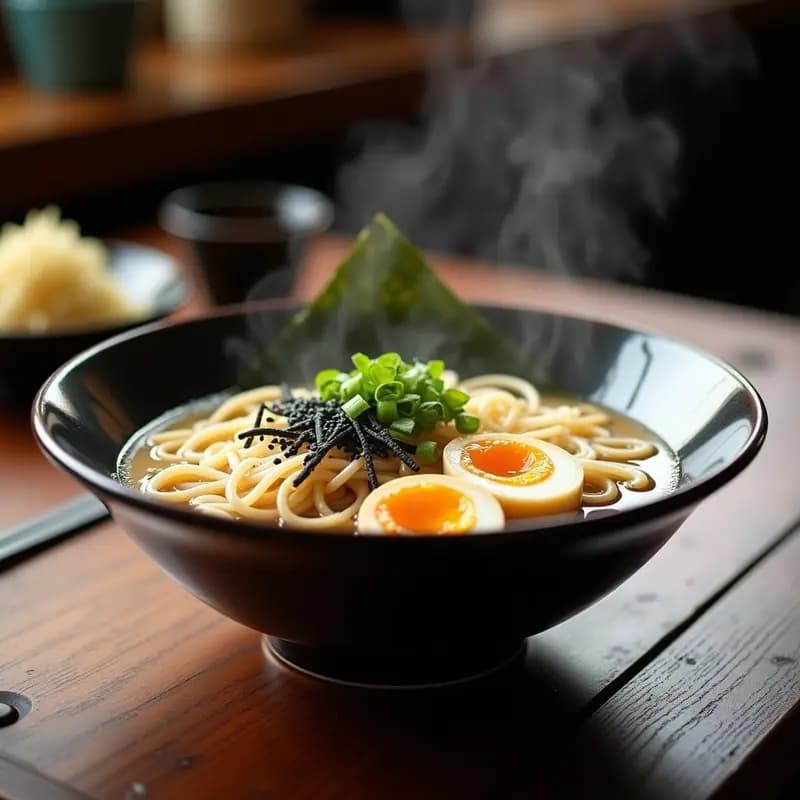 Ramen de Misozuke y Hongo Enoki: Receta Japonesa Fermentada en Olla Exprés