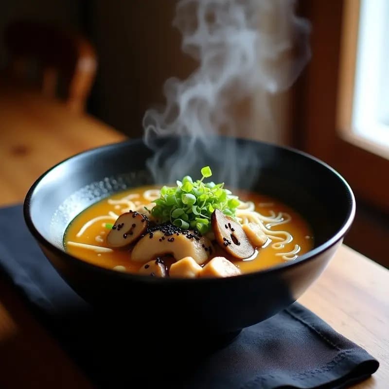 Ramen de Misozuke y Champiñones Shimeji: Receta Japonesa de Invierno con Umami