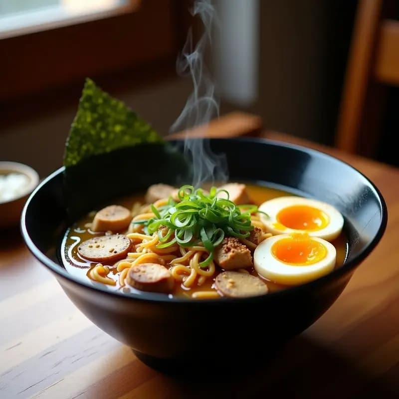 Ramen de Pollo y Hongos Shiitake: Receta Japonesa Reconfortante en Olla Exprés