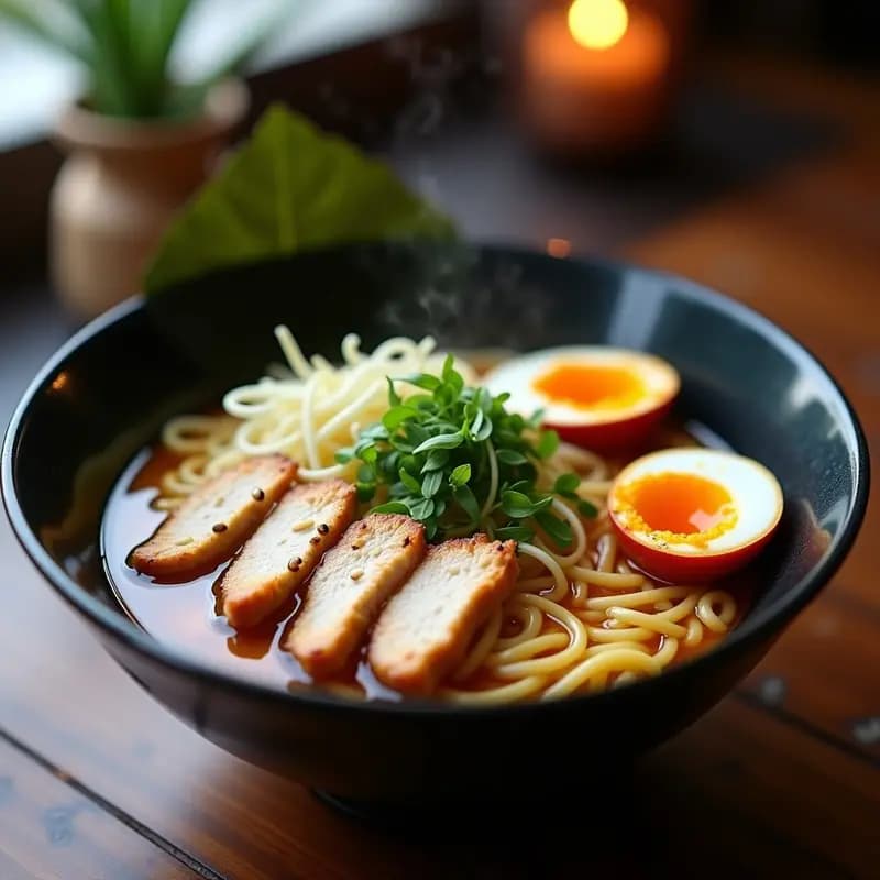 Ramen de Pollo y Huevito Marinado: Receta Japonesa de Sobres con Toque Ahumado