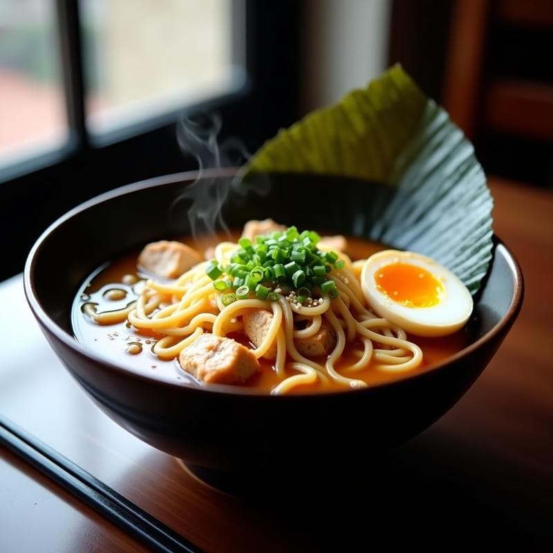 Ramen de Pollo y Huevo Marinado: Receta Japonesa en Olla Express en 20 Minutos