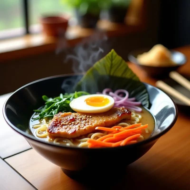 Tik Tok Ramen de Pollo y Huevo Poché con Vegetales: Receta Japonesa Viral en 20 Minutos