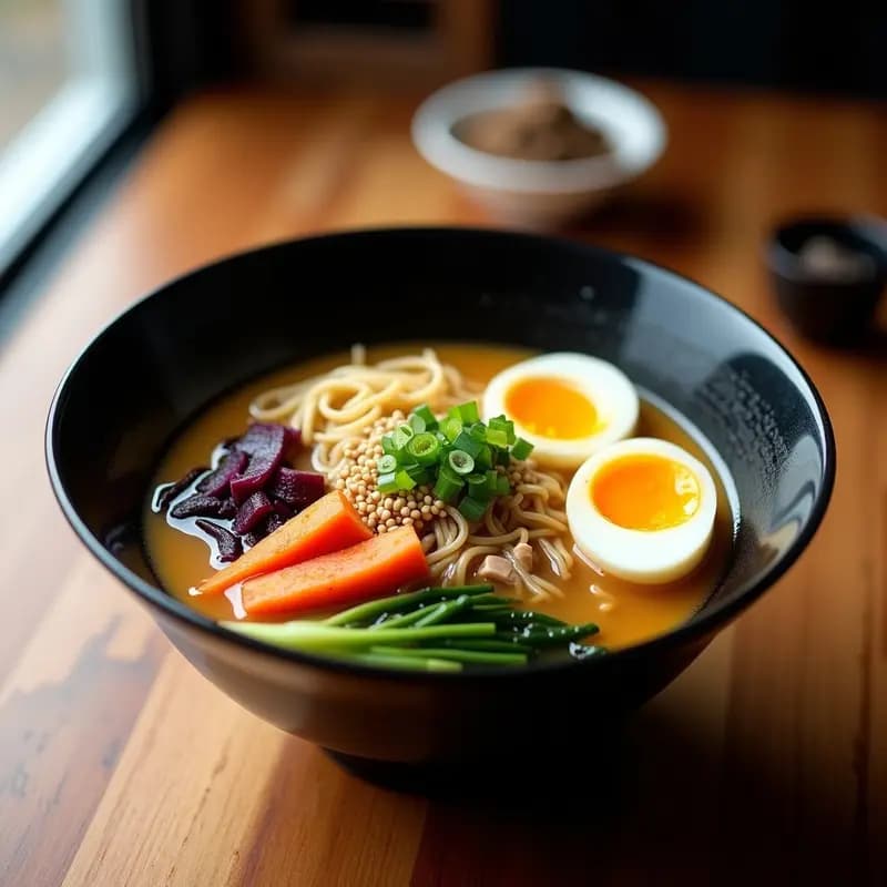 Ramen de Pollo y Misozuke: Receta Japonesa con Caldo de Huesos y Verduras