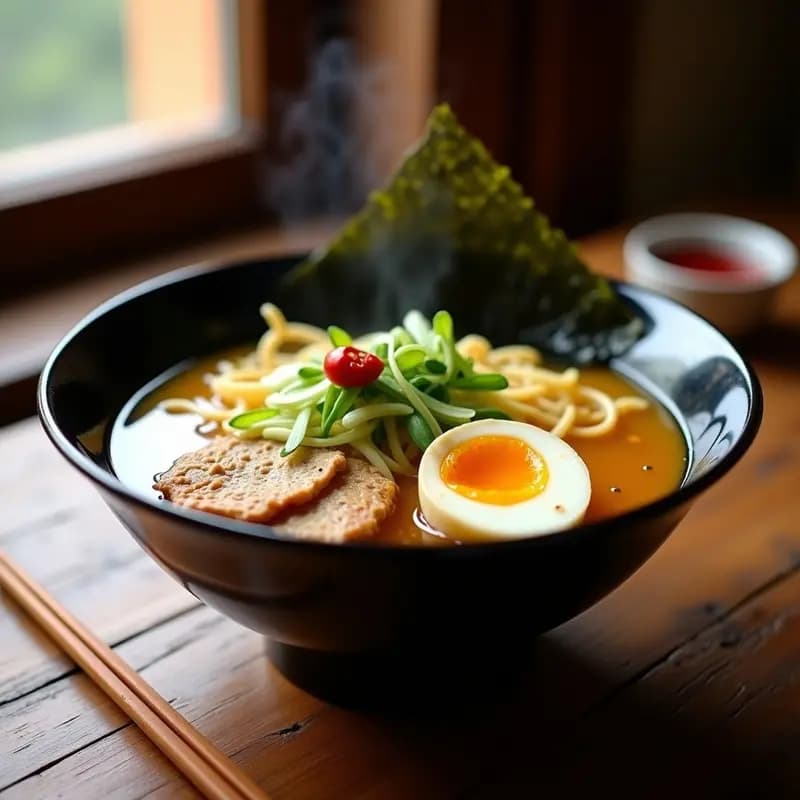 Ramen de Pollo y Misozuke: Sopa Japonesa Fermentada y Nutritiva