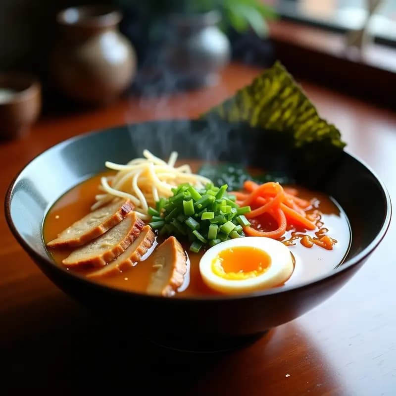 Ramen de Pollo y Misugaru: Receta Coreana con Caldo de Huesos y Vegetales Fermentados