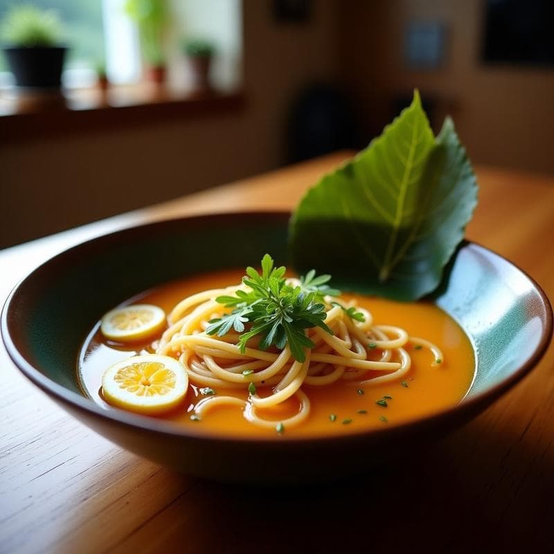 Ramen de Pollo y Shakira Lime: Sopa Japonesa Keto en 20 Minutos con Zoodles