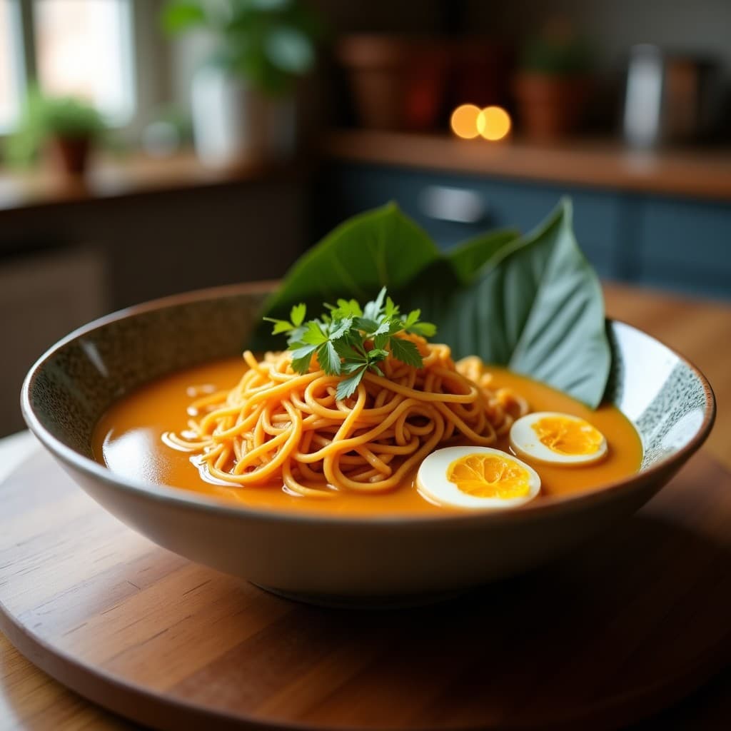 Ramen Vegano de Calabaza y Leche de Coco: Receta Japonesa Cremosa en 20 Minutos