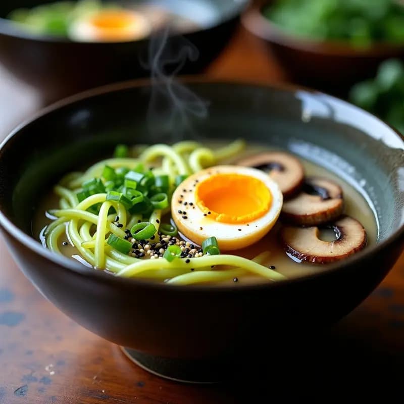 Ramen de Zoodles y Champiñones Shitake: Receta Low-Carb en Thermomix