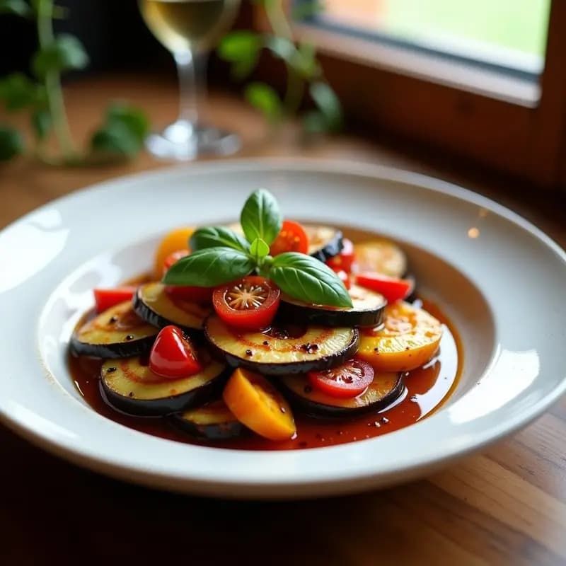 Ratatouille de Berenjena y Calabaza: Versión en Airfryer del Clásico Francés