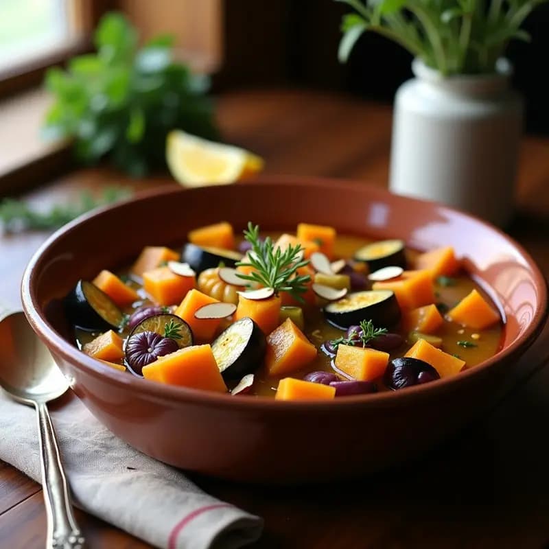 Ratatouille de Calabaza y Berenjena: Guiso Francés Keto y Sin Solanáceas