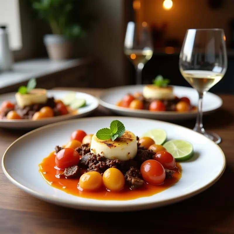 Ratatouille con Queso de Cabra y Albahaca Fresca: Receta Francesa Vegana y Estival