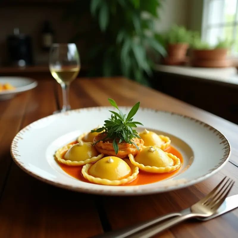 Ravioles de Calabaza y Ricotta: Receta Italiana Casera con Toque otoñal