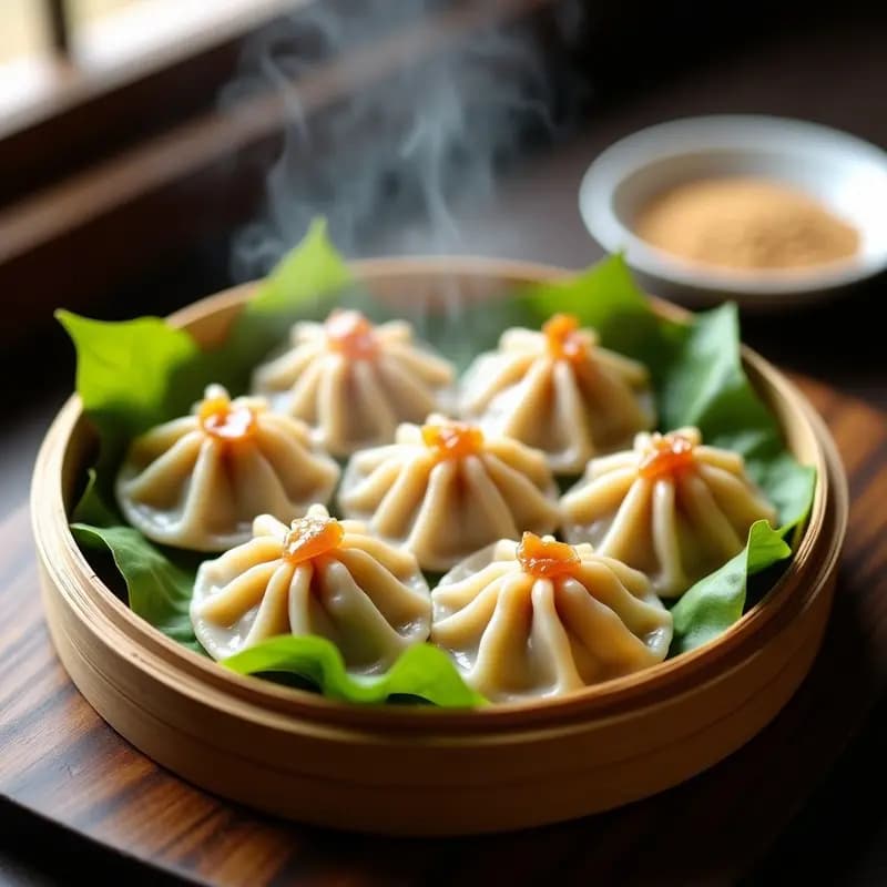 Ravioli Chinos de Cerdo y Jengibre al Vapor: Receta en 20 Minutos y Sin Gluten