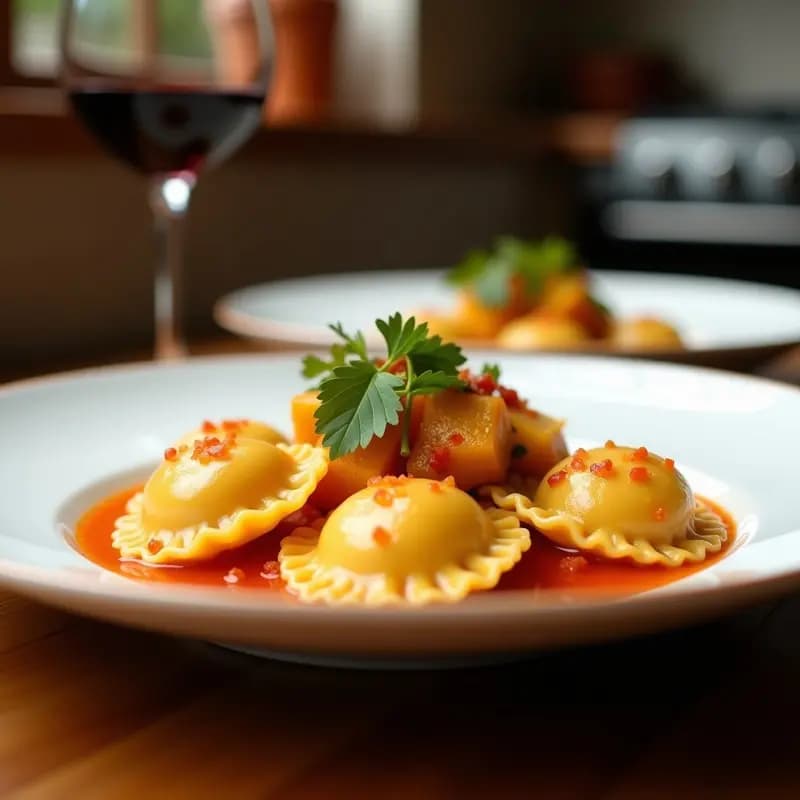Ravioli Chinos de Cerdo y Repollo Bañados en Salsa de Soja: Receta en Sartén Antiadherente