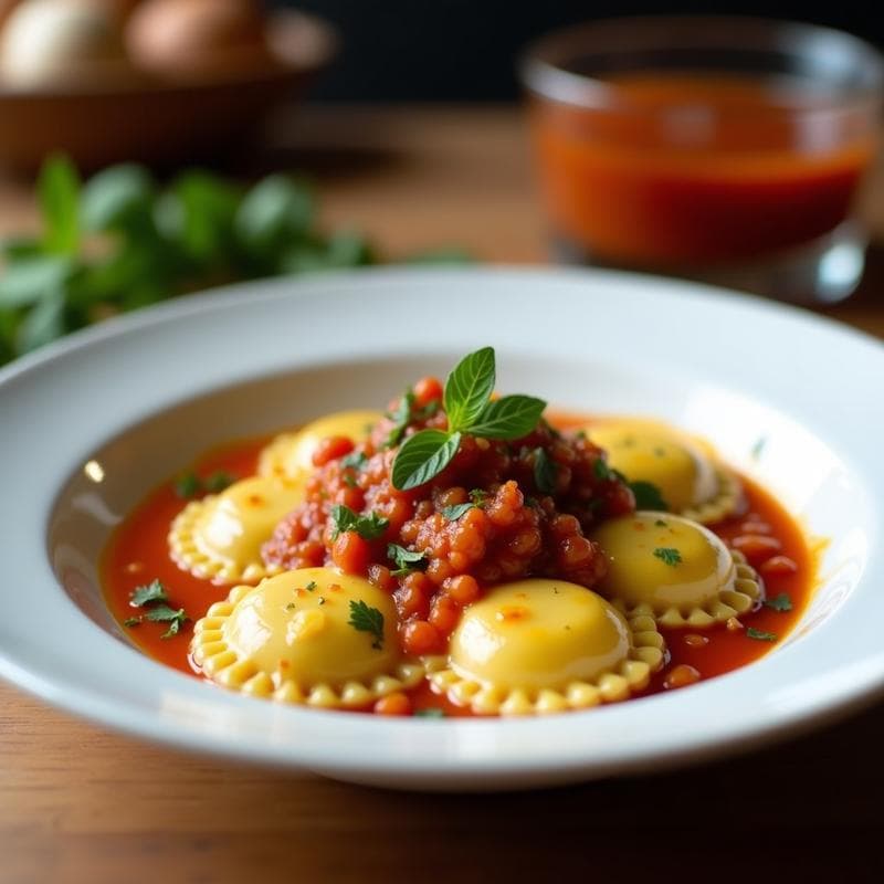 Ravioli de Remolacha y Ricotta con Salsa de Nueces: Receta Italiana Sin Huevo en Thermomix