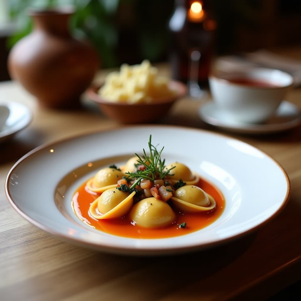 Raviolis de Batata Morada y Foie Gras Vegano: Receta en Thermomix con Reducción de Pedro Ximénez
