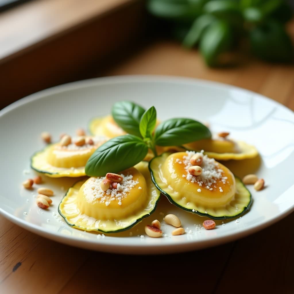 Raviolis de Calabacín y Requesón: Receta Italiana en Airfryer Sin Pasta Tradicional