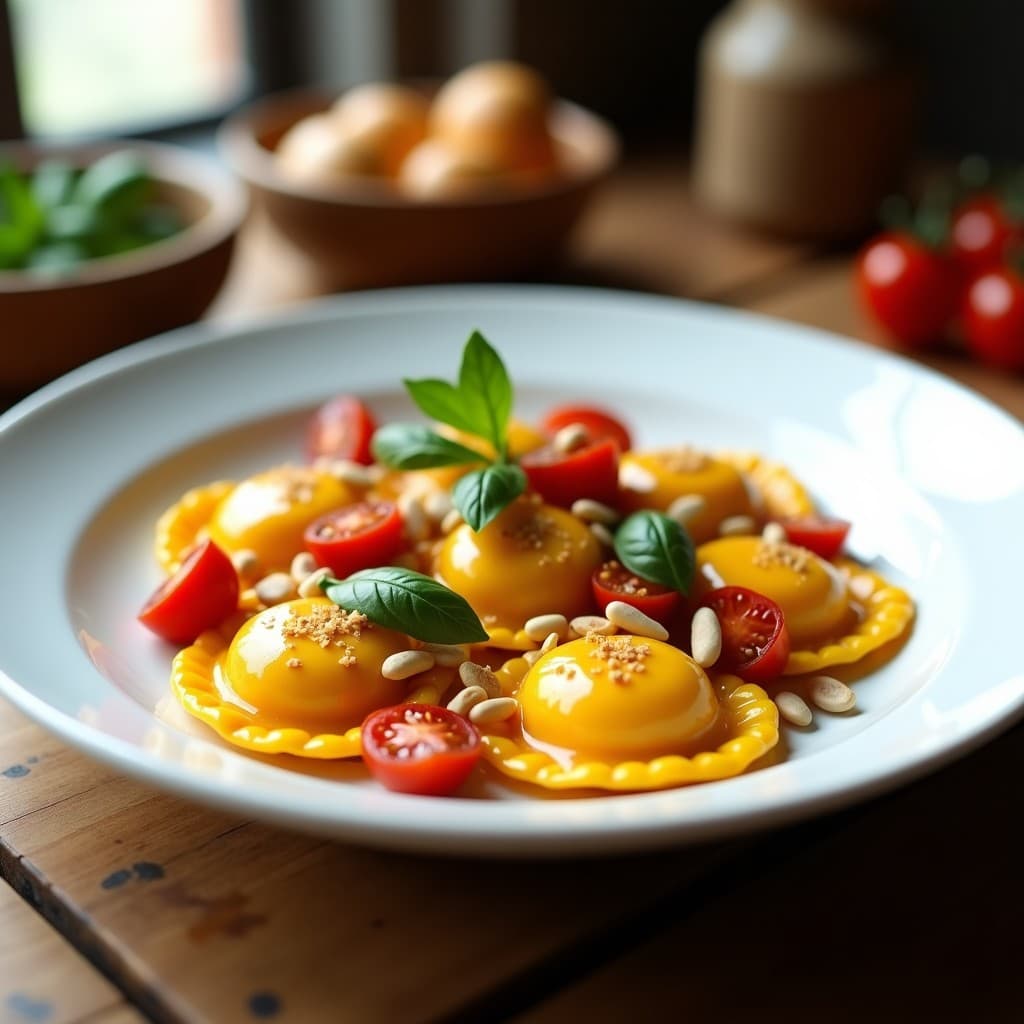 Raviolis de Calabaza Butternut y Ricotta de Almendras: Receta Sin Gluten y Sin Lactosa