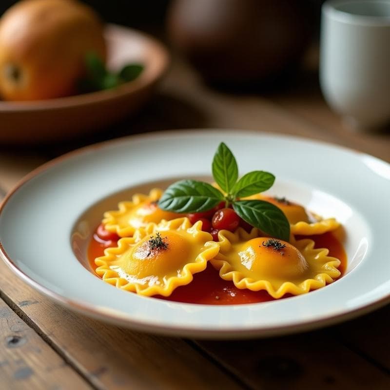 Raviolis de Calabaza y Ricotta: Receta Italiana en Olla Exprés