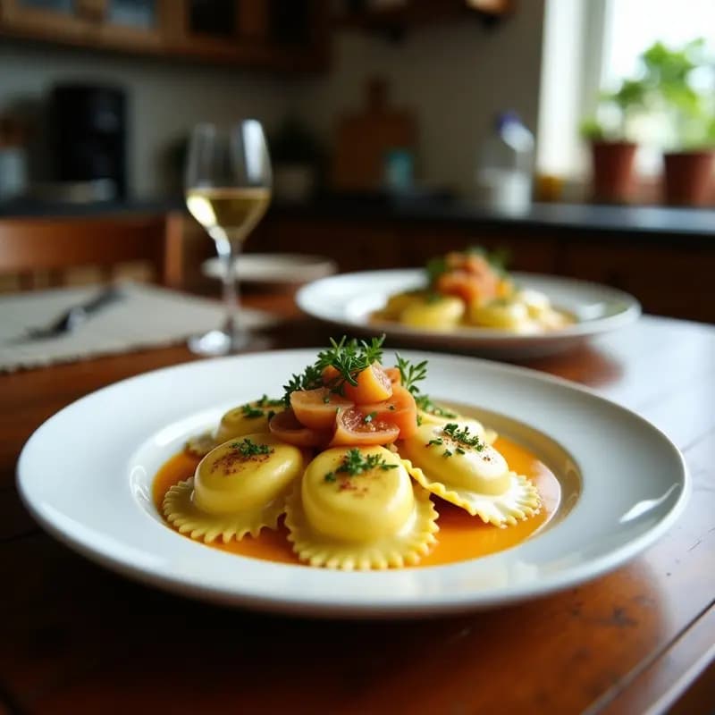 Raviolis de Calabacín y Queso de Nueces de Brasil: Receta Italiana Keto Sin Pasta