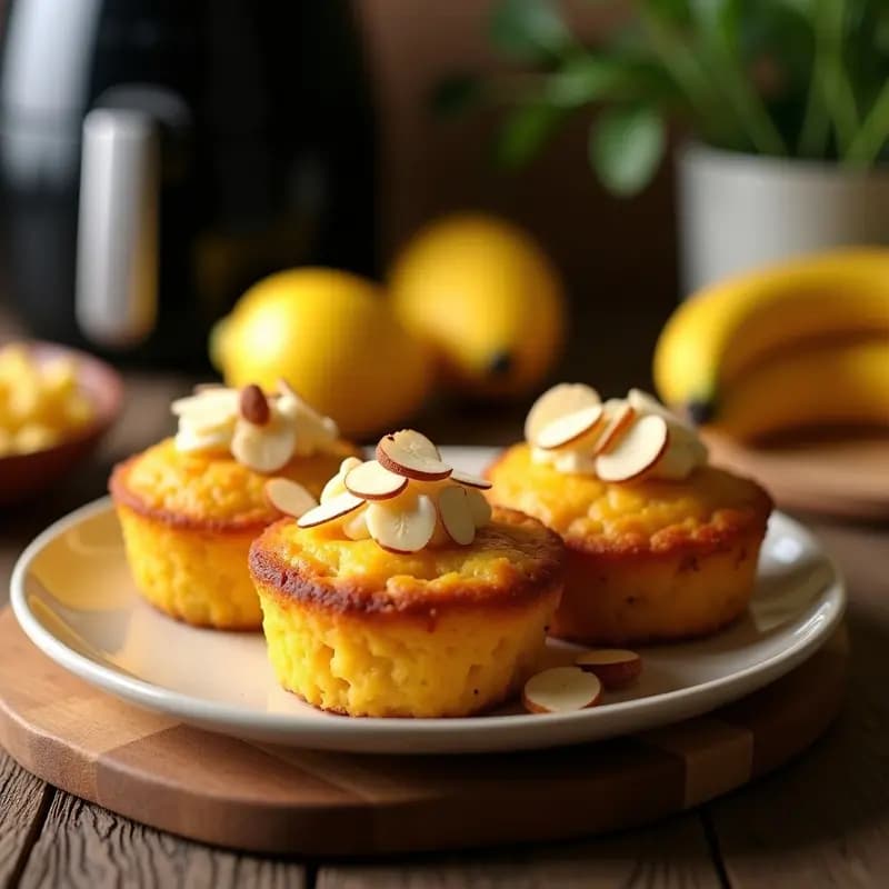 Reliño de Plátano Maduro y Queso: Postre Colombiano en Airfryer Sin Harina