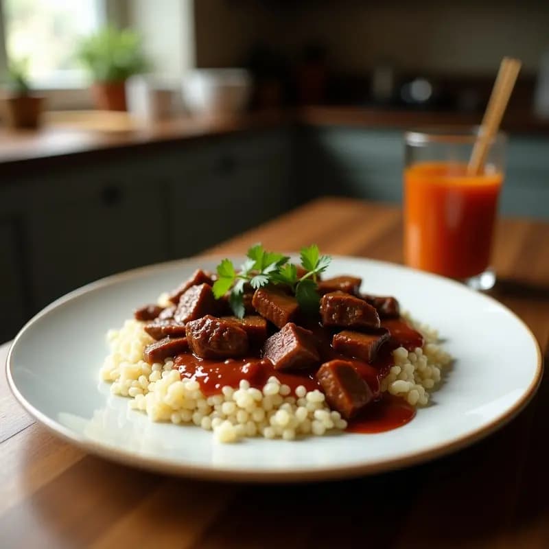 Rendang Indonesio de Ternera y Leche de Coco: Receta Exótica en Olla Express