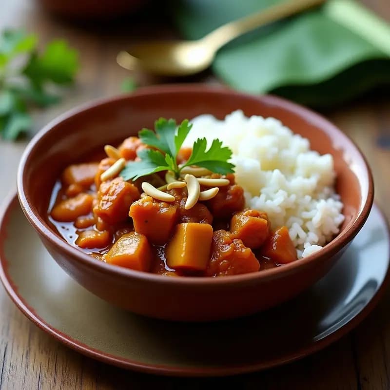 Rendang de Jackfruit: Curry Indonecio Vegano y Picante en Thermomix