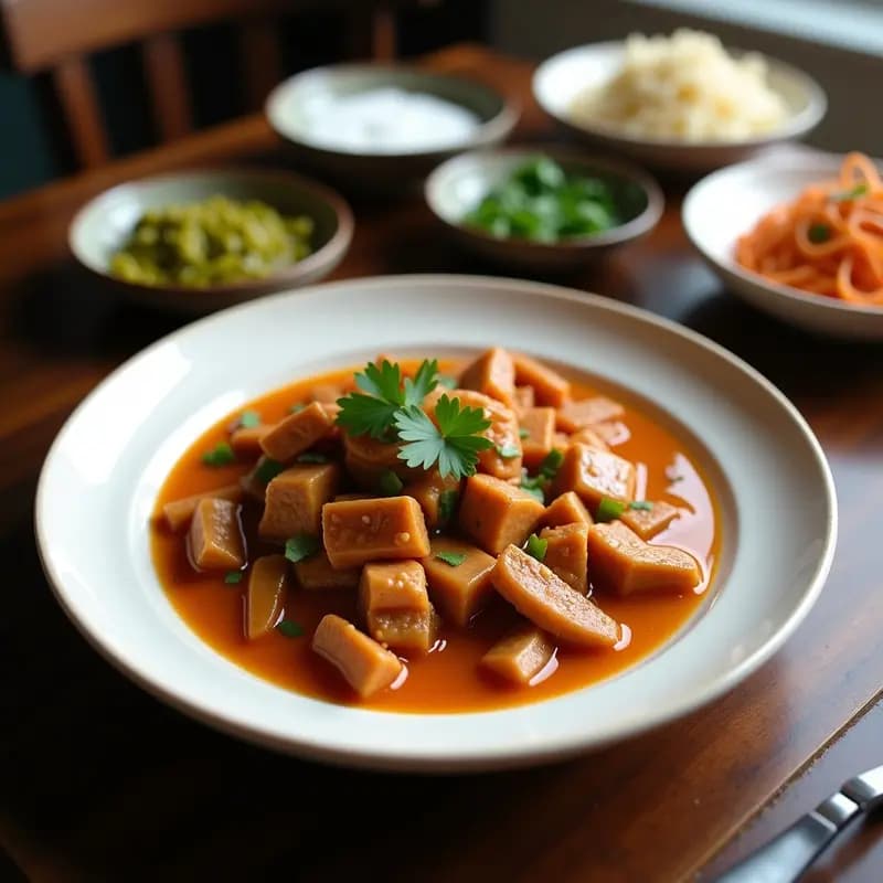 Rendang de Seitan y Leche de Coco: Receta Indonesia Vegana y Picante
