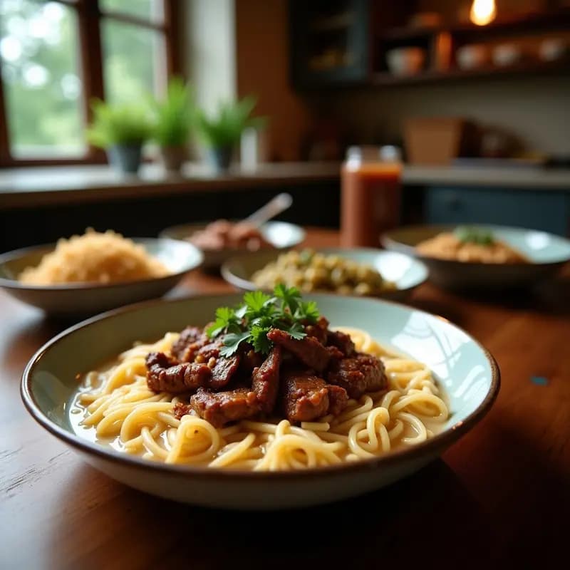 Rendang de Ternera con Leche de Coco: Receta Indiana de Java en Thermomix