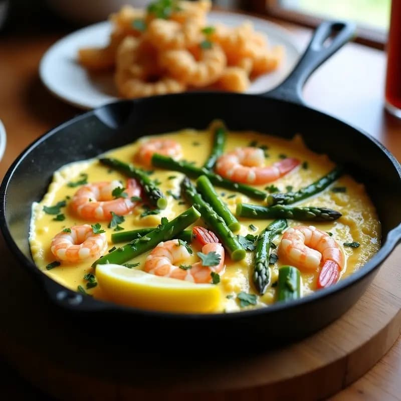 Revuelto de Espárragos Trinados con Gambas: Receta de Primavera en 10 Minutos