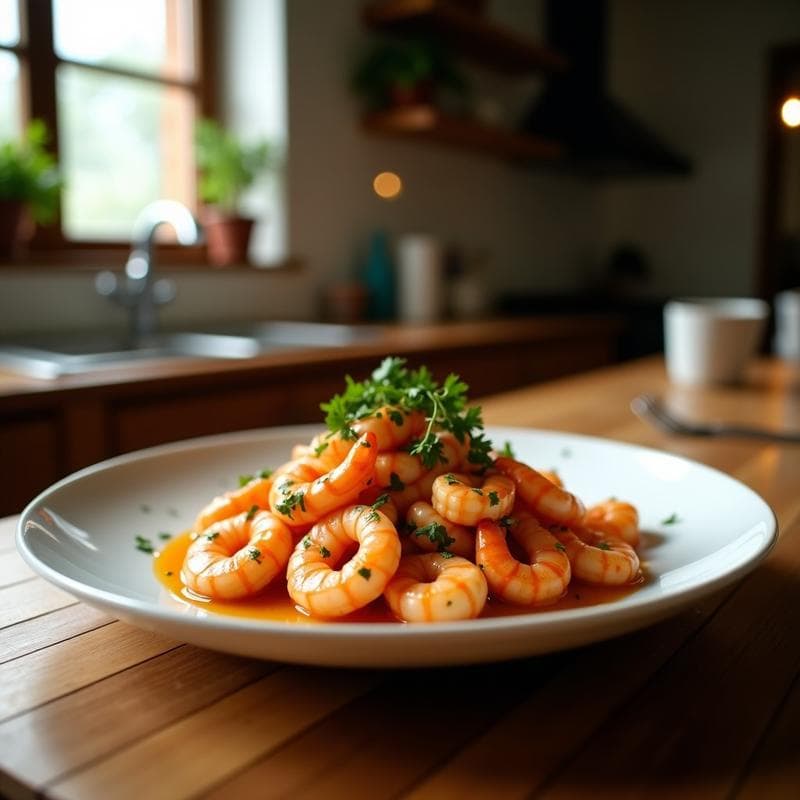 Revuelto de Espárragos Trigueros y Gambas al Ajo: Receta Española en Sartén y Rápida