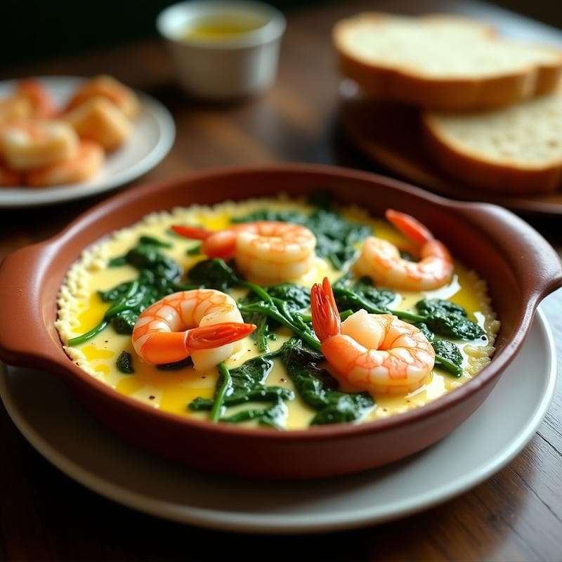 Revuelto de Espinacas y Gambas: Receta Tradicional Española en 15 Minutos