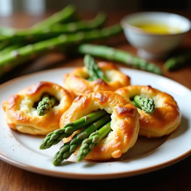 Risolle de Espárragos y Queso de Anacardos: Entrante Italiano Crujiente y Sin Gluten
