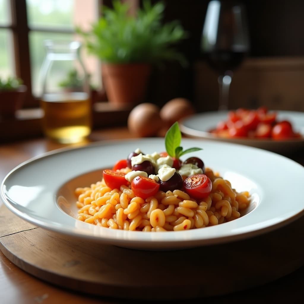 Risotto de Aceitunas Kalamata y Tomates Secos con Queso Feta: Receta Griega en Thermomix