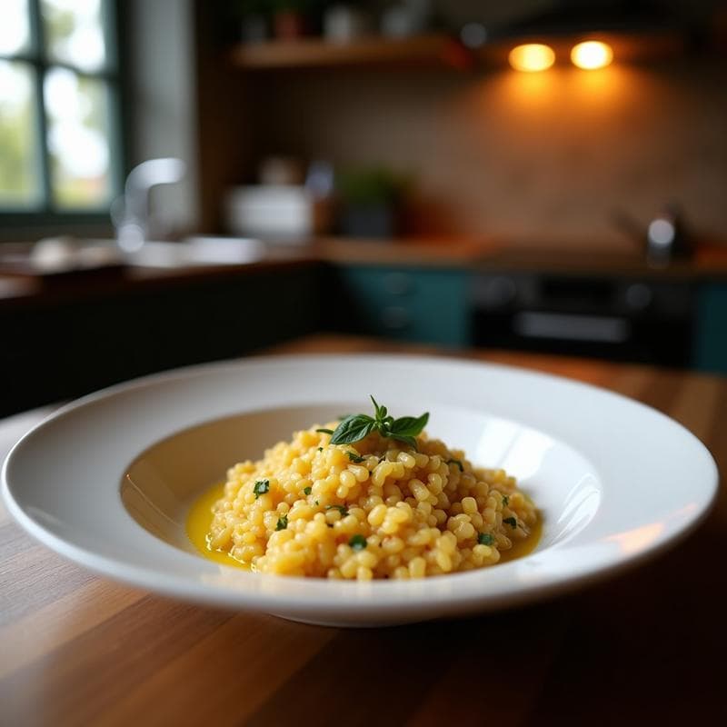 Risotto de Alcachofa Negra y Trufa: Receta Italiana Keto en Thermomix