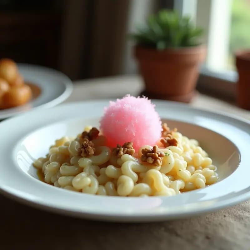 Risotto de Algodón de Azúcar y Espárragos Blancos: Receta Italiana Dulce-Salada en Thermomix