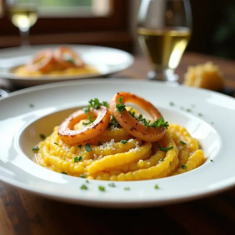 Risotto de Azafrán con Calamares: Receta en Thermomix Fácil y Rápida