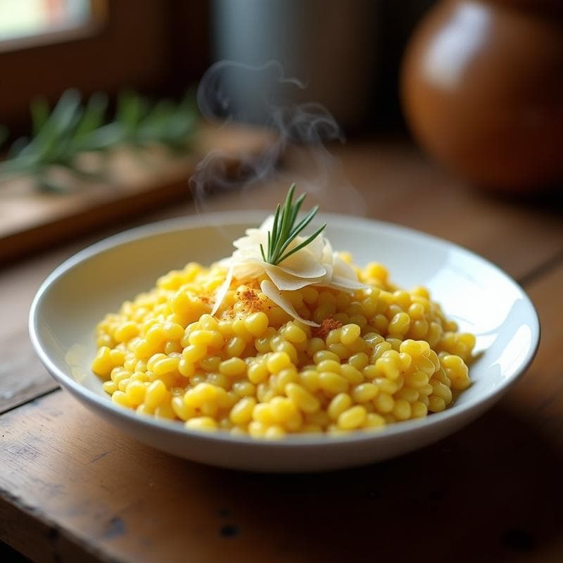Risotto de Azafrán con Calçots: Receta Tradicional Catalana en Thermomix