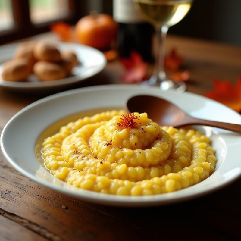 Risotto de Azafrán y Cardamomo: Receta de Otoño Ultracremosa en 30 Minutos