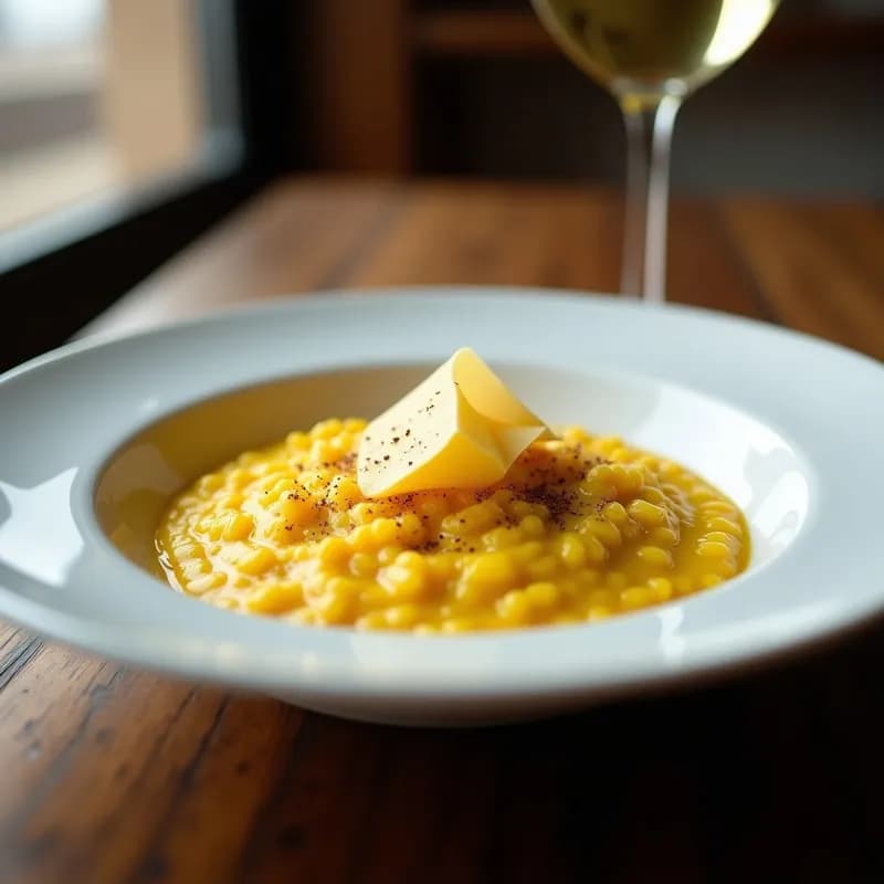 Risotto de Azafrán con Crujiente de Parmesano: Receta Gourmet en 30 Minutos