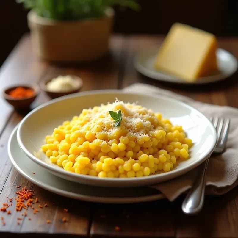 Risotto al Azafrán: Receta Tradicional en Olla Express en 20 Minutos