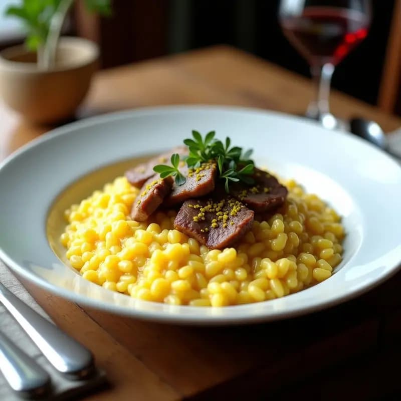 Risotto al Azafrán con Osso Buco: Receta Milanesa de Lujo en 45 Minutos