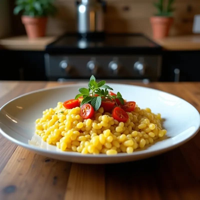 Risotto de Calabaza y Azúcar Moreno: Receta Italiana Dulce-Salada para Otoño