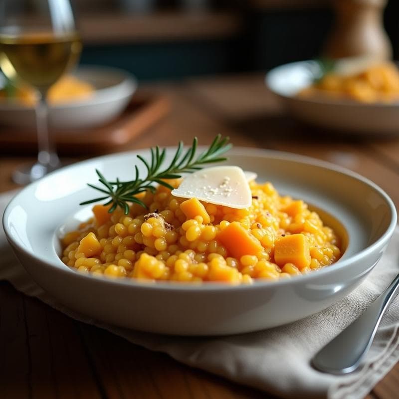 Risotto de Calabaza Butternut Ahumada: Receta Cremosa en 30 Minutos con Toque Gourmet