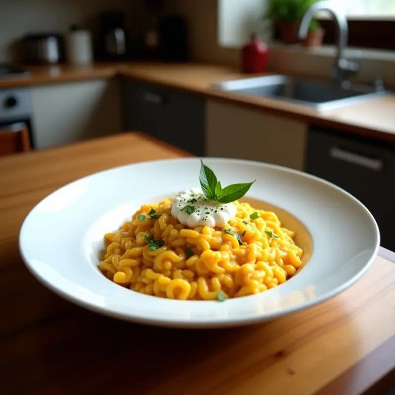Cremoso Risotto de Calabaza Butternut y Queso Gorgonzola: Receta Olegaria en 30 Minutos