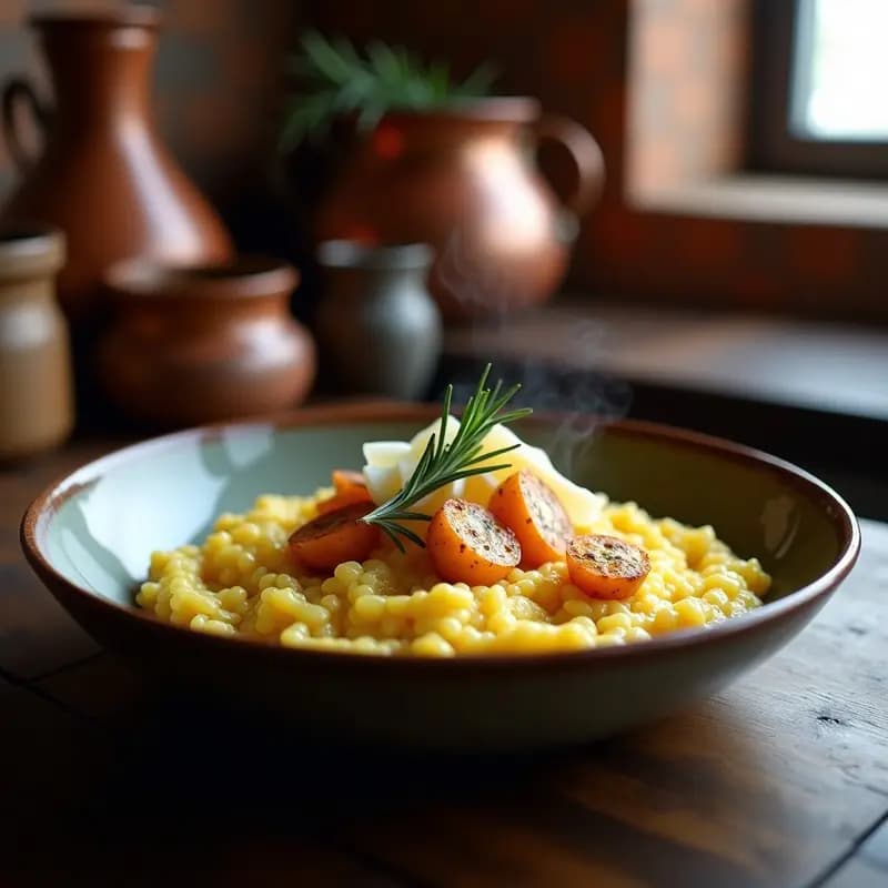 Risotto de Calçots y Queso Idiazábal: Receta concreta en Airfryer bajo 30 minutos
